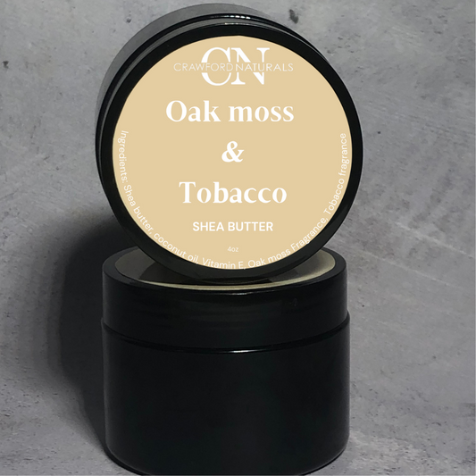 Oak moss and Tobacco shea butter * 4oz