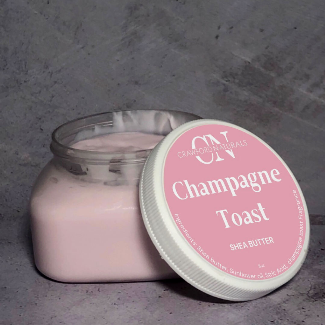 Champagne toast shea butter 8oz