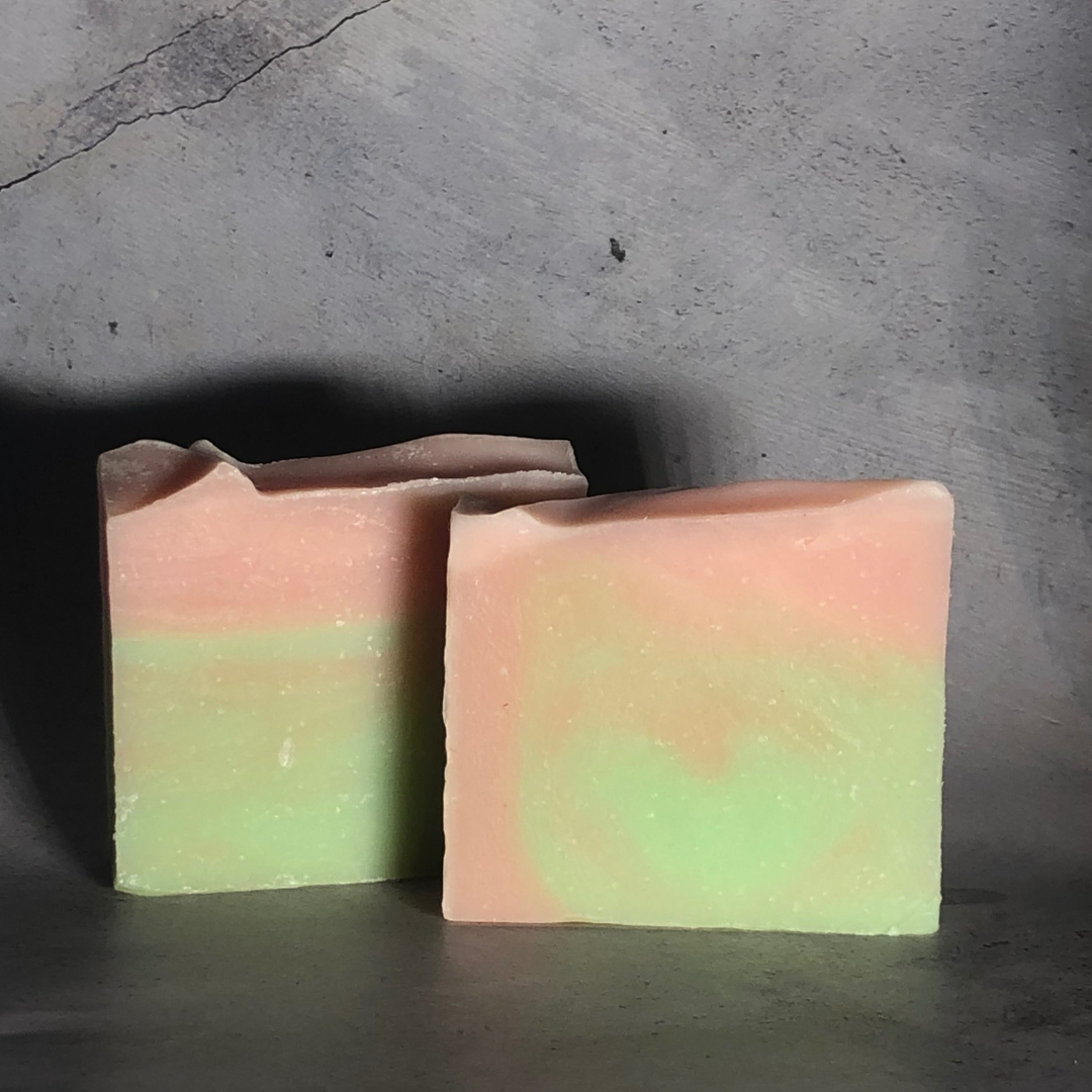 Grapefruit and lemongrass bar soap